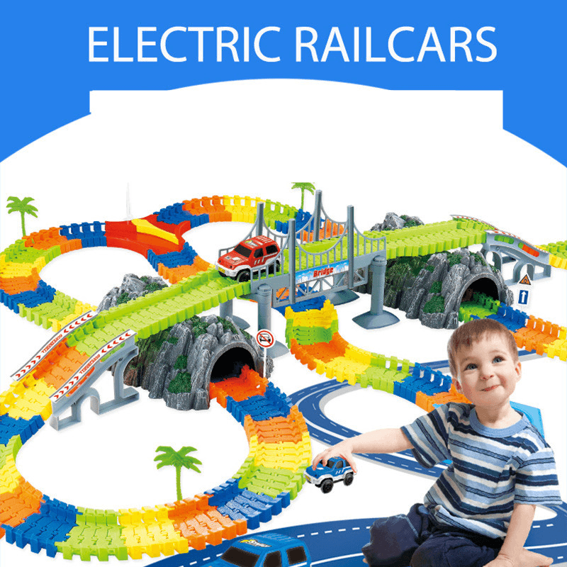 Children'S Electric Track DIY Assembling Toys - MRSLM