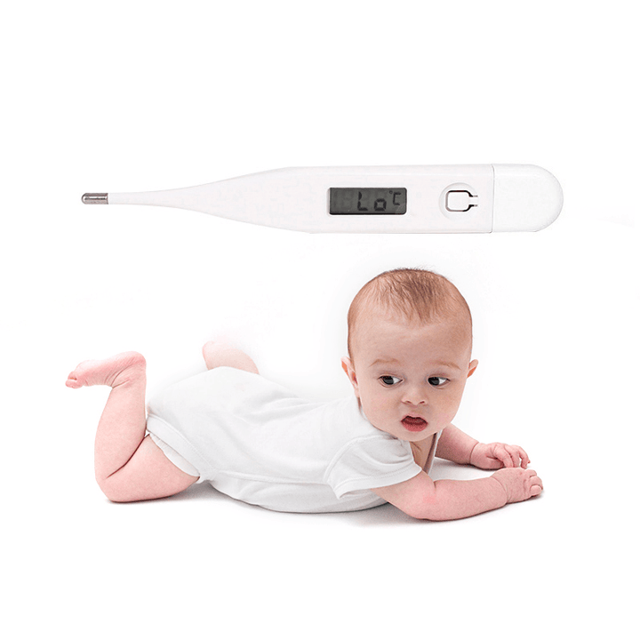 Digital LCD Electronic Thermometer °C / °F Baby Boy Girl Body Temperature Checking Safe Oral Digital Thermometers Kids Health Care Tool - MRSLM