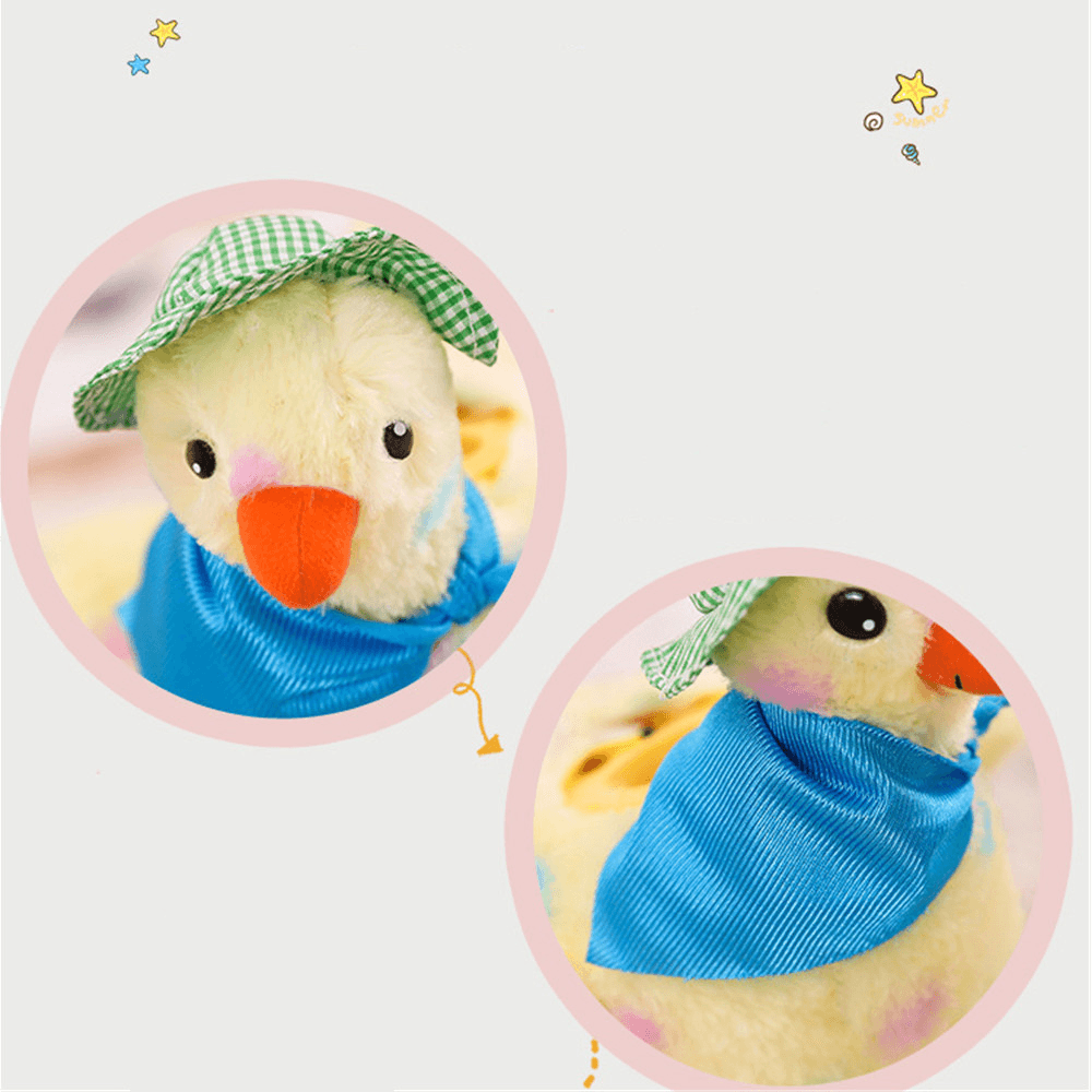 Electric Egg Laying Hen Funny Plush Toy Plush Doll for Kids Gift - MRSLM