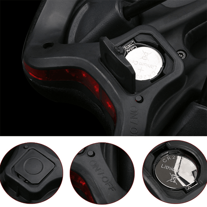 WEST BIKING Bike Saddles with 3 Modes Safety Taillight Outdoor Breathable Shockproof Waterproof Cycling Saddle Bike Seat Bike Cushion - MRSLM