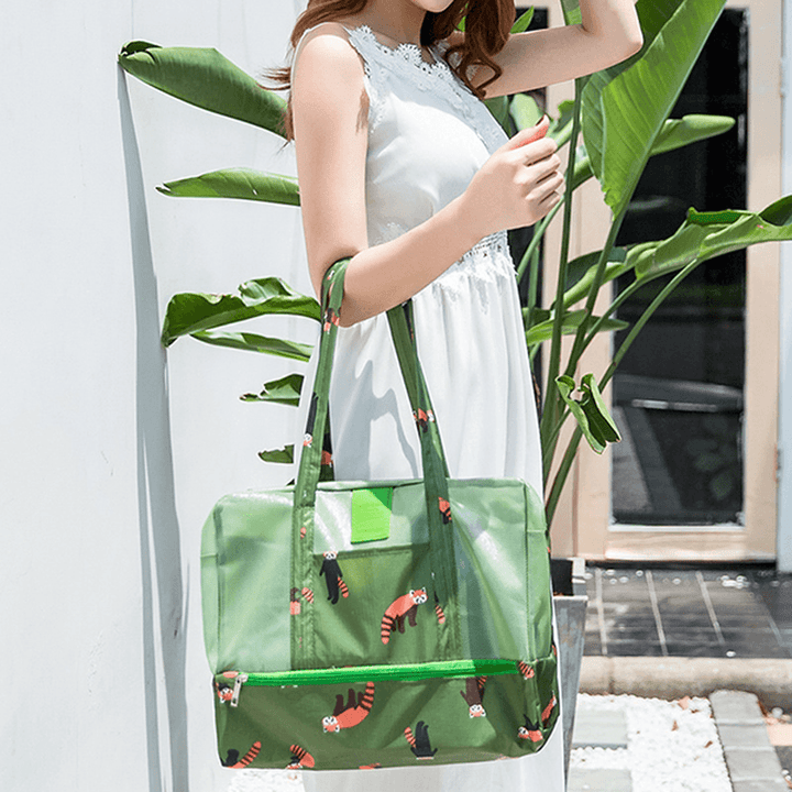 Women Waterproof Animal Pattern Cute Travel Bag Designer Shoulder Bag - MRSLM