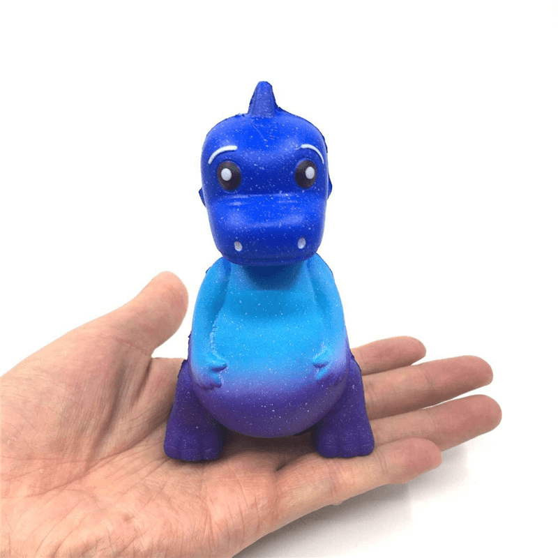 11.5*8*6.5Cm Squishy Colorful Dinosaur Slow Rising Phone Strap Pendant Soft Toys Original Packaging - MRSLM