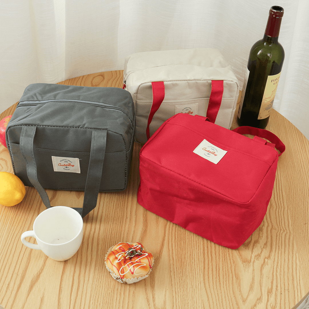 Tote Family Travel Picnic Drink Fruit Food Fresh Thermal Insulated Women Men Bento Lunch Box Bag - MRSLM