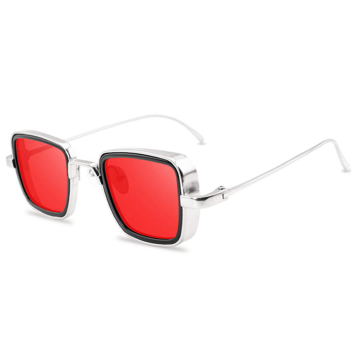 New Indian Sunglasses Men'S Retro Thick-Edge Metal Frame Trendy Sunglasses - MRSLM