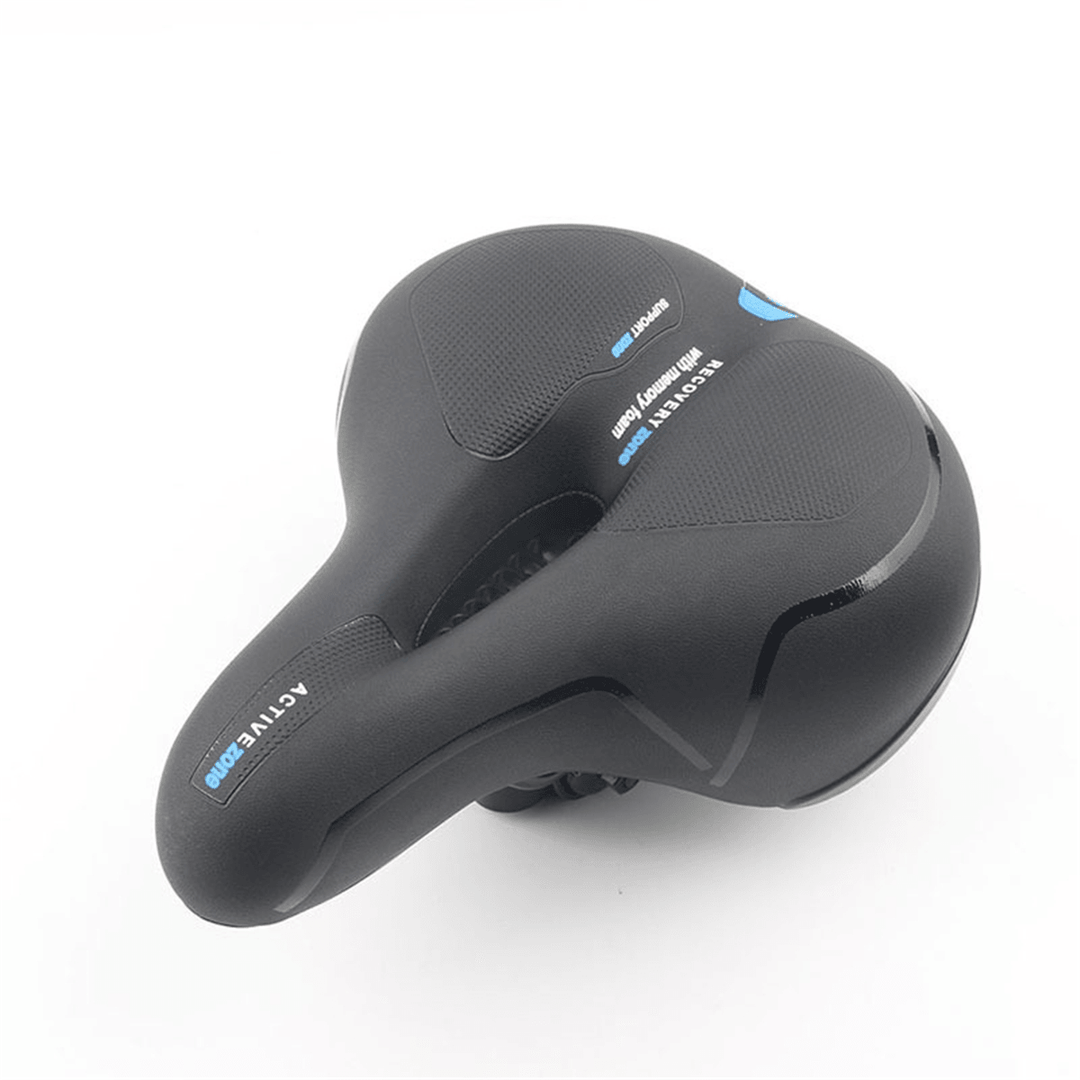 Widen Comfortable Bicycle Seat Soft Bike Saddle with Shock Absorber Ball Mountain Bike Seat Accessories - MRSLM