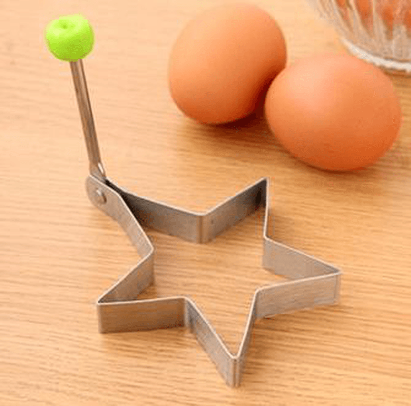 Kitchen Stainless Steel Cute Shaped Fried Egg Mold Pancake Rings Mold - MRSLM