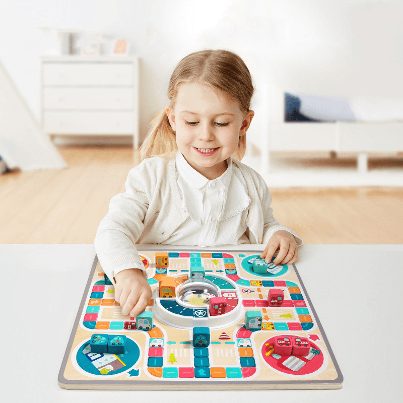 Double-Sided Multifunctional Table Game Children'S Parent-Child Interactive Toy Puzzle - MRSLM