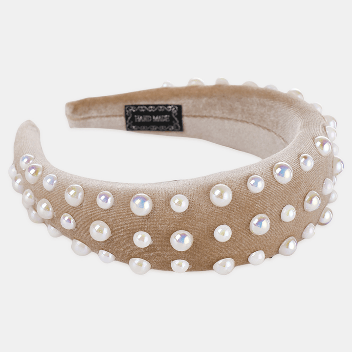 Pearl Sponge Headband Multicolor Ladies Headband - MRSLM