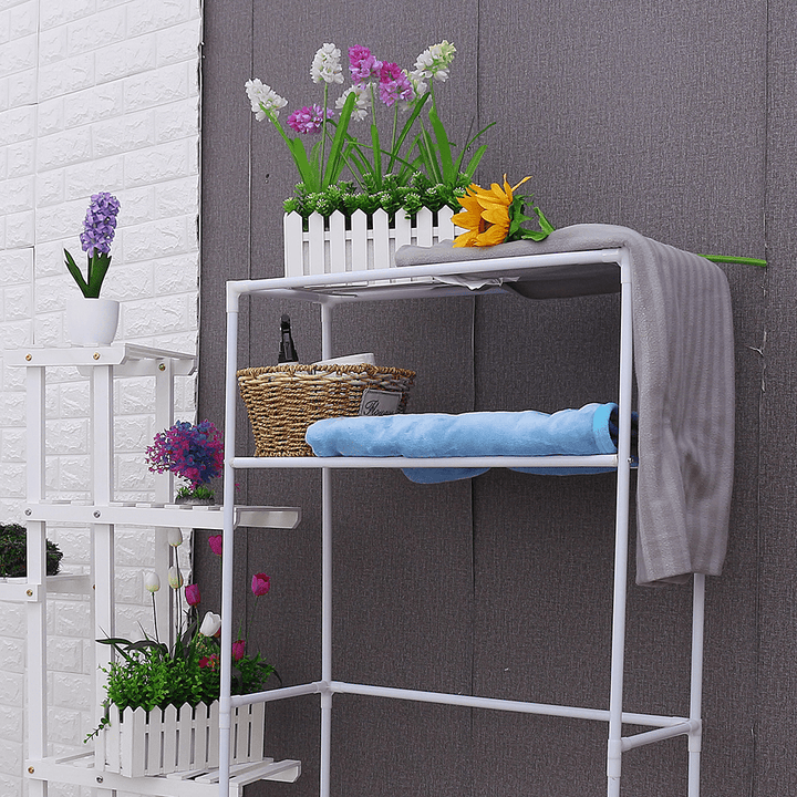 3 Shelf over Washing Machine Storage Unit Storage Rack Laundry Kitchen Bathroom Shelf Rack - MRSLM