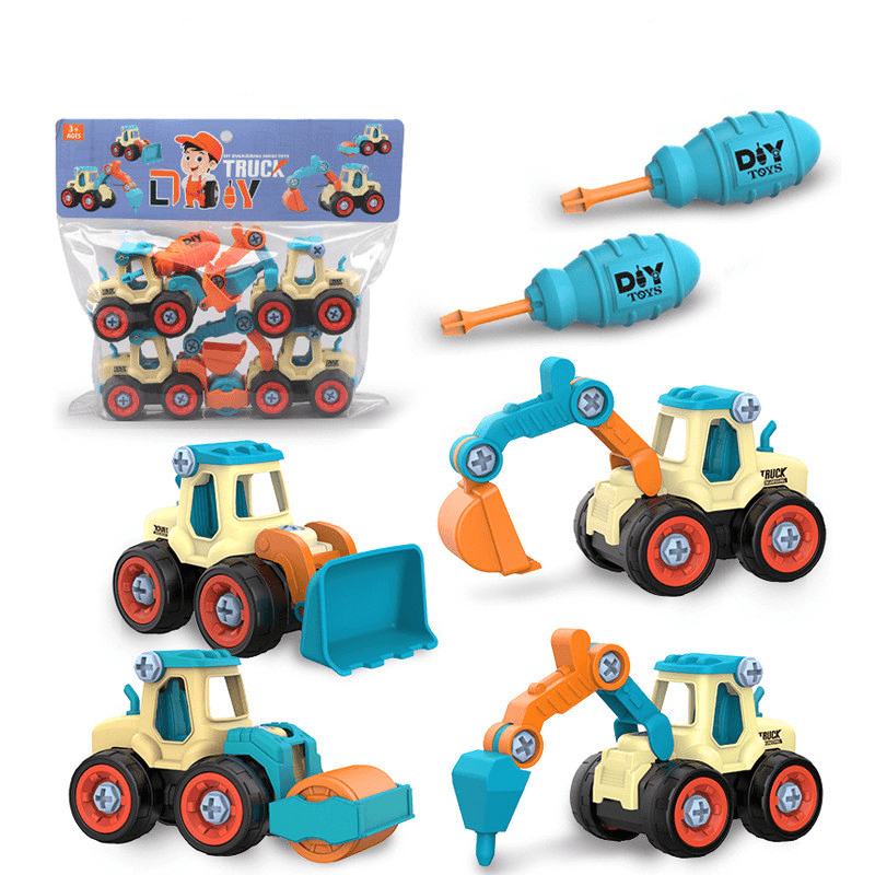 Children'S Disassembly and Assembly Engineering Vehicle Toy - MRSLM