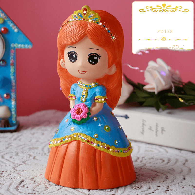 Children'S Handmade Toy Plaster Doll - MRSLM