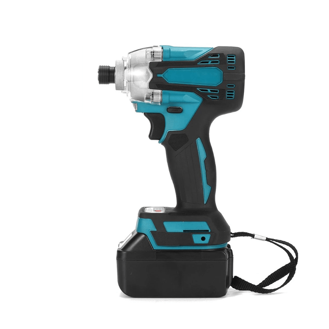 350N.M 18V Brushless Cordless Electric Impact Wrench Driver Screwdriver Power Tools W/ None/1/2 Battery for Makita - MRSLM