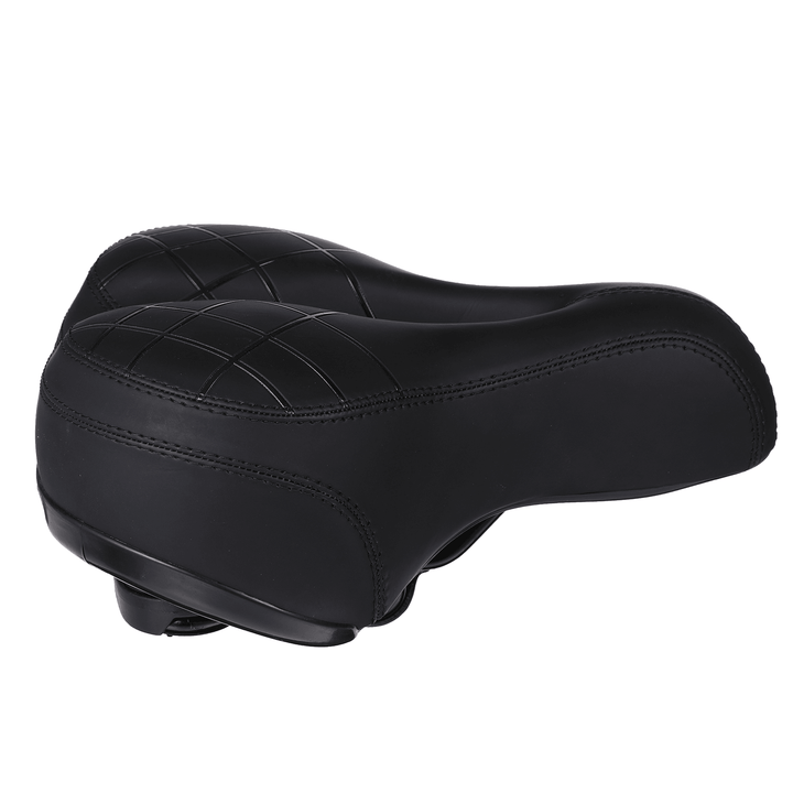 Bike Seat Cushion Oversized Comfortable Universal Shock Absorbing Bicycle Saddle with Wrench Protection Cover - MRSLM