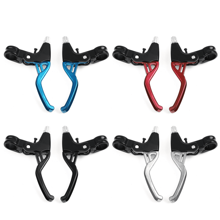 1 Pair Aluminum Alloy MTB Bicycle BMX Road Bike Handle Hand V Bar Brake Levers - MRSLM