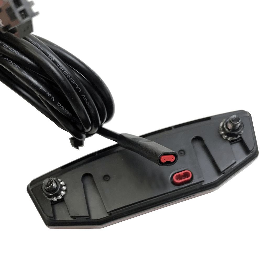 BIKIGHT 6-60V Ebike Rear Light/Tail Light LED Safety Warning Rear Lamp for E-Scooter SM Interface Connections - MRSLM