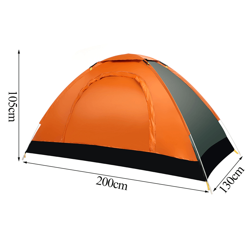 1-2 People Camping Tent Breathable Ventilation Windproof Uv-Proof Sunshade Canopy Beach Awing Shelter - MRSLM