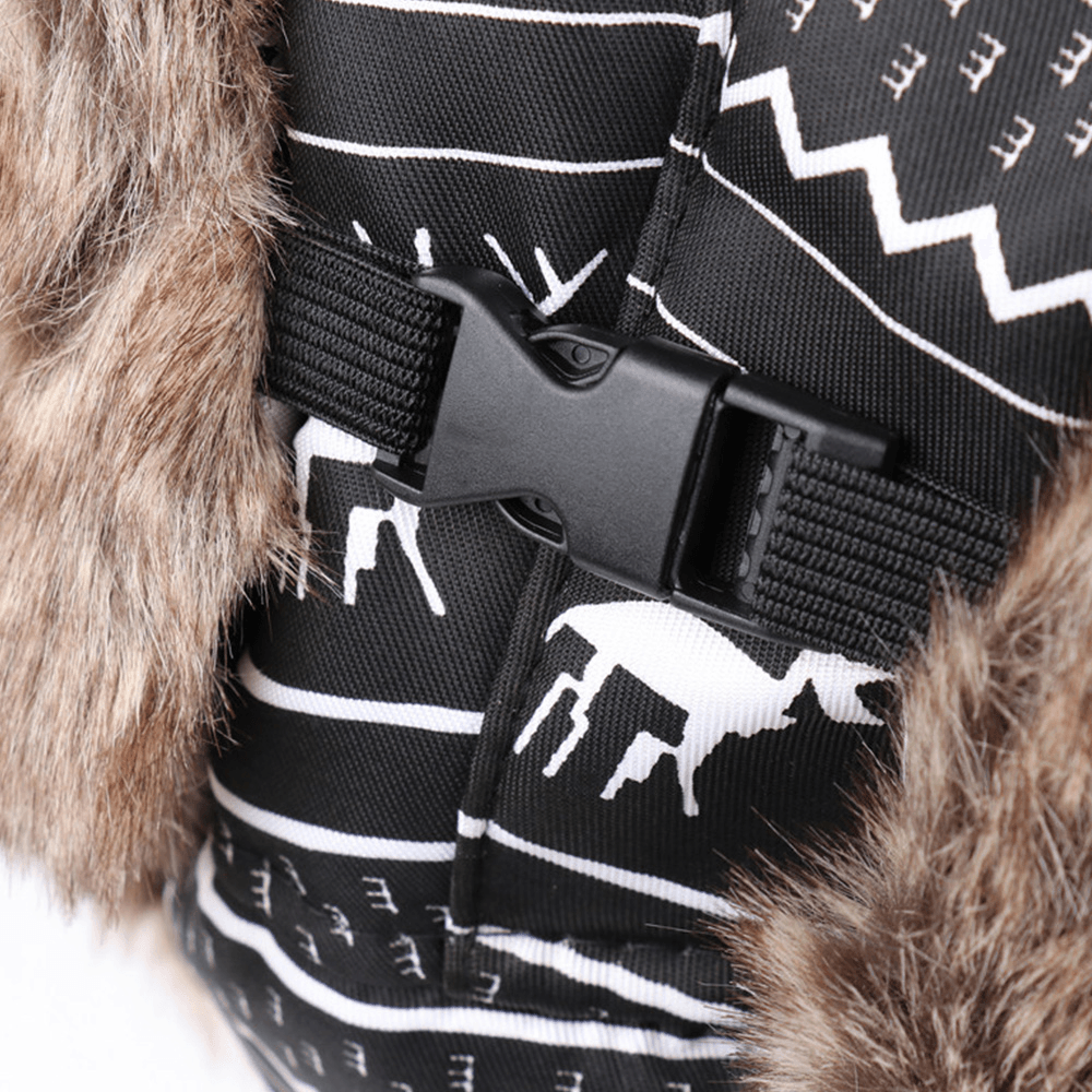 Men Stick Figure Sheep Pattern Thicken Warm Trapper Hat Outdoor Windproof Ear Protection Christmas Hat Ushanka Hat Russian Hat - MRSLM