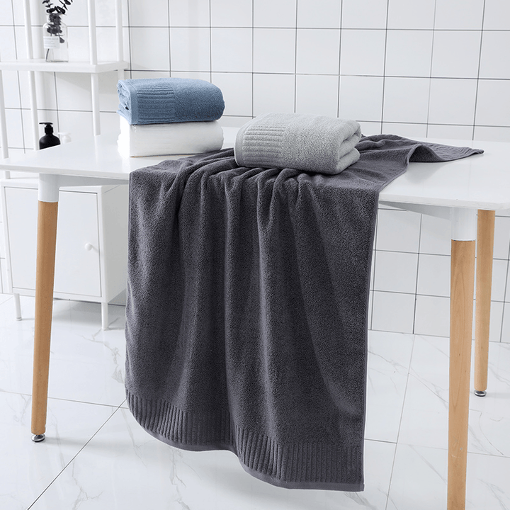 Bath Towel Face Towel Bath Sheets 100% Cotton Material Soft and Comfortable 70X140CM Four Colors - MRSLM