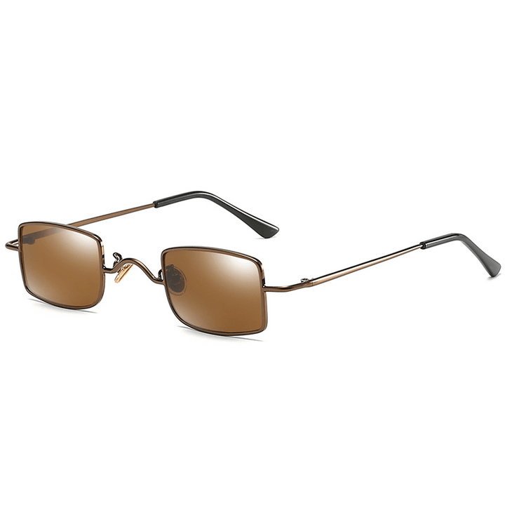 Men'S and Women'S Metal Mini Small Frame Retro Sunglasses - MRSLM