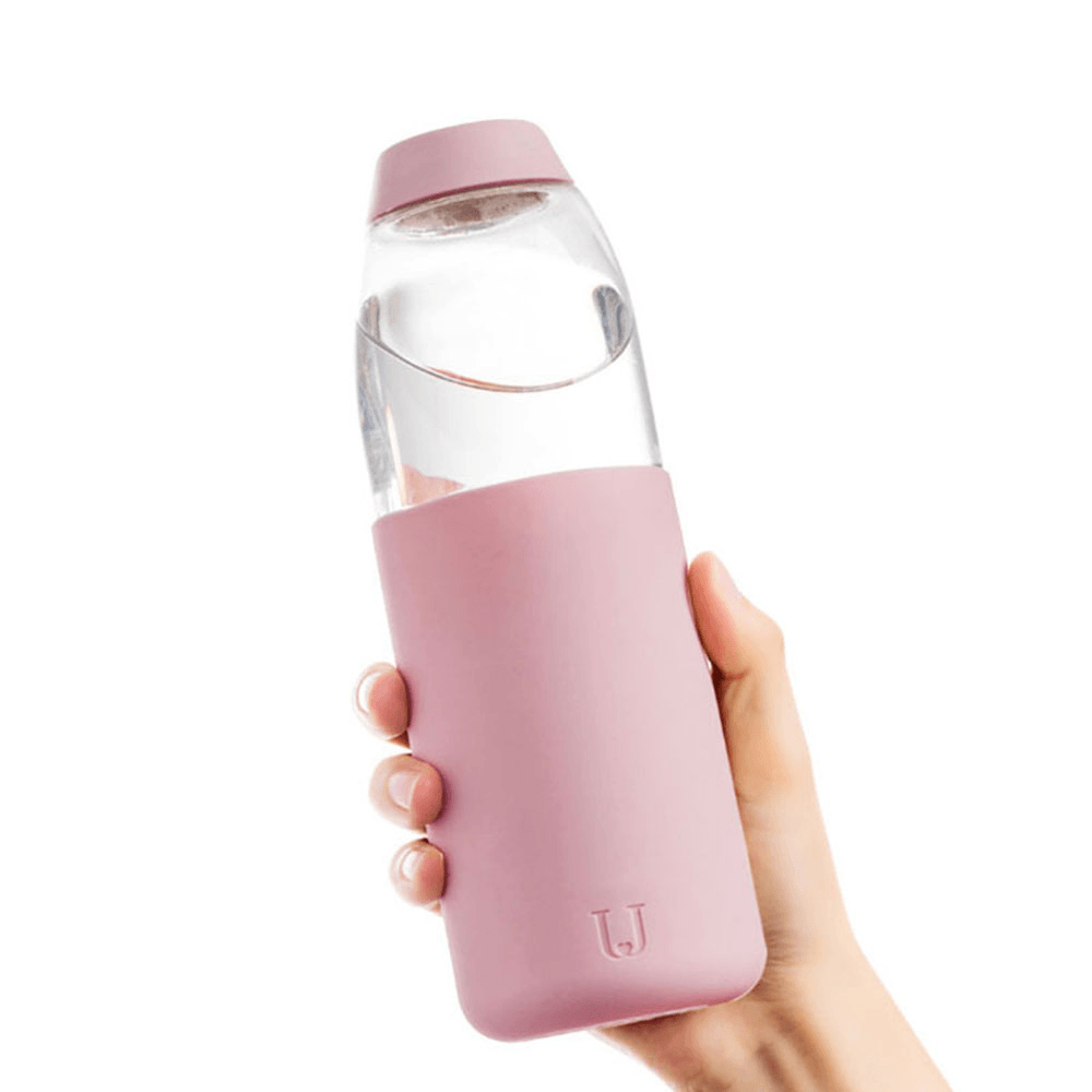 Jordan&Judy Fruit Glass Cup 260ML/560ML Home Portable Water Bottle Kitchen Drinkware Drinking Tool - MRSLM