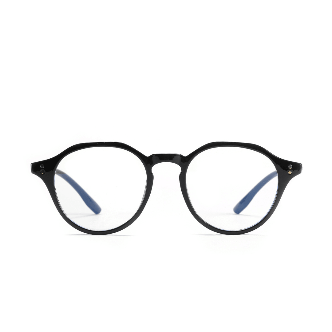 Wuhuama Glasses round Full Frame TR90 Blu-Ray Glasses - MRSLM