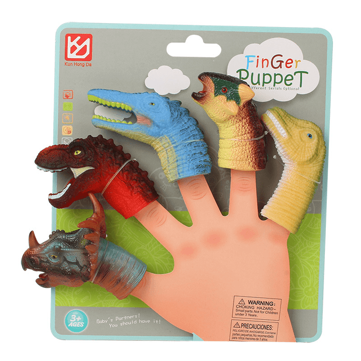 Children'S Finger Dinosaur Doll Tyrannosaurus Model - MRSLM