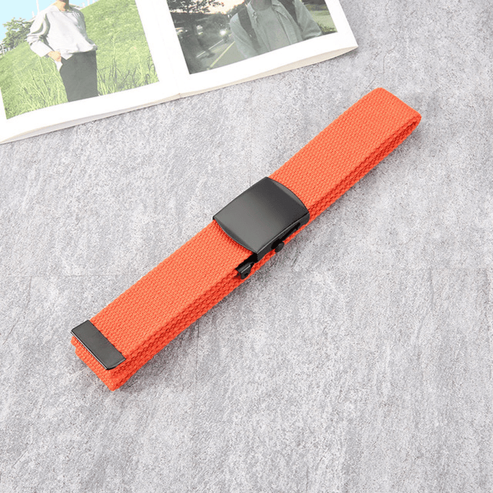 3.2 Ball Buckle Belt Braided Chemical Fiber Casual Belt - MRSLM