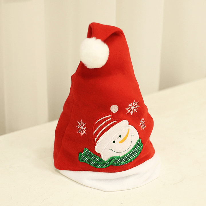 Adult Kids Christmas Hats Santa Snowman Reindeer Hat Noel for Festival Christmas Party Xmas Decoration Costume - MRSLM