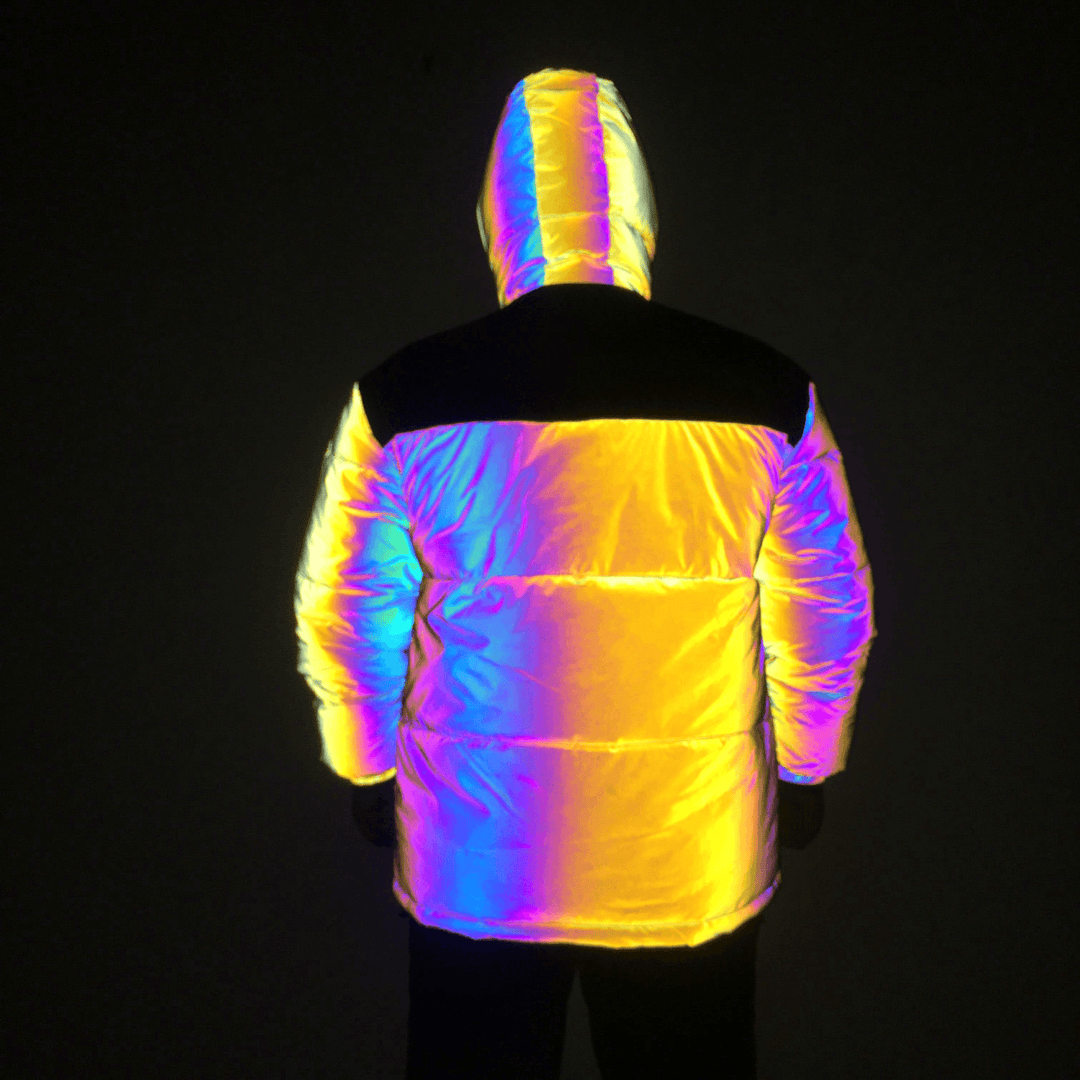 Yellow Stitching Colorful Reflective Cotton Clothing - MRSLM