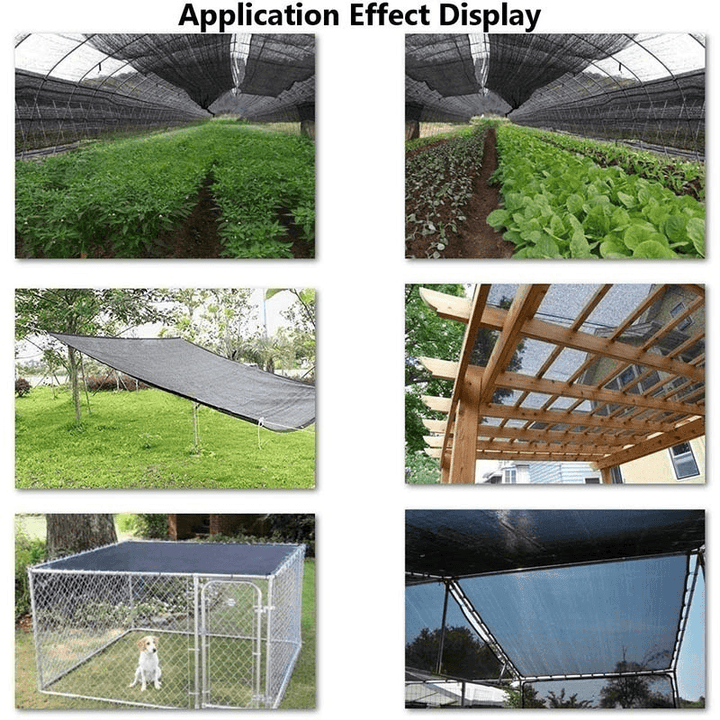 4*5 / 4*6 M Punched Encrypted Thicken Sunscreen Net Multifunctional for Sunshade Dustproof Flower Shed Farm - MRSLM