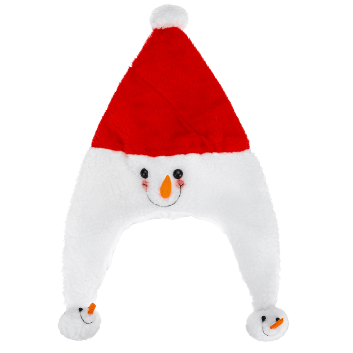 Unisex Christmas Xmas Novelty Plush Hat Santa Claus Hat Holiday Decoration - MRSLM