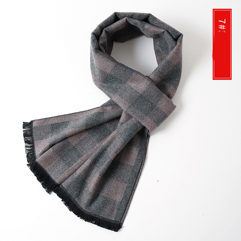 Men'S Extended Cashmere All-Match Warm Scarf - MRSLM