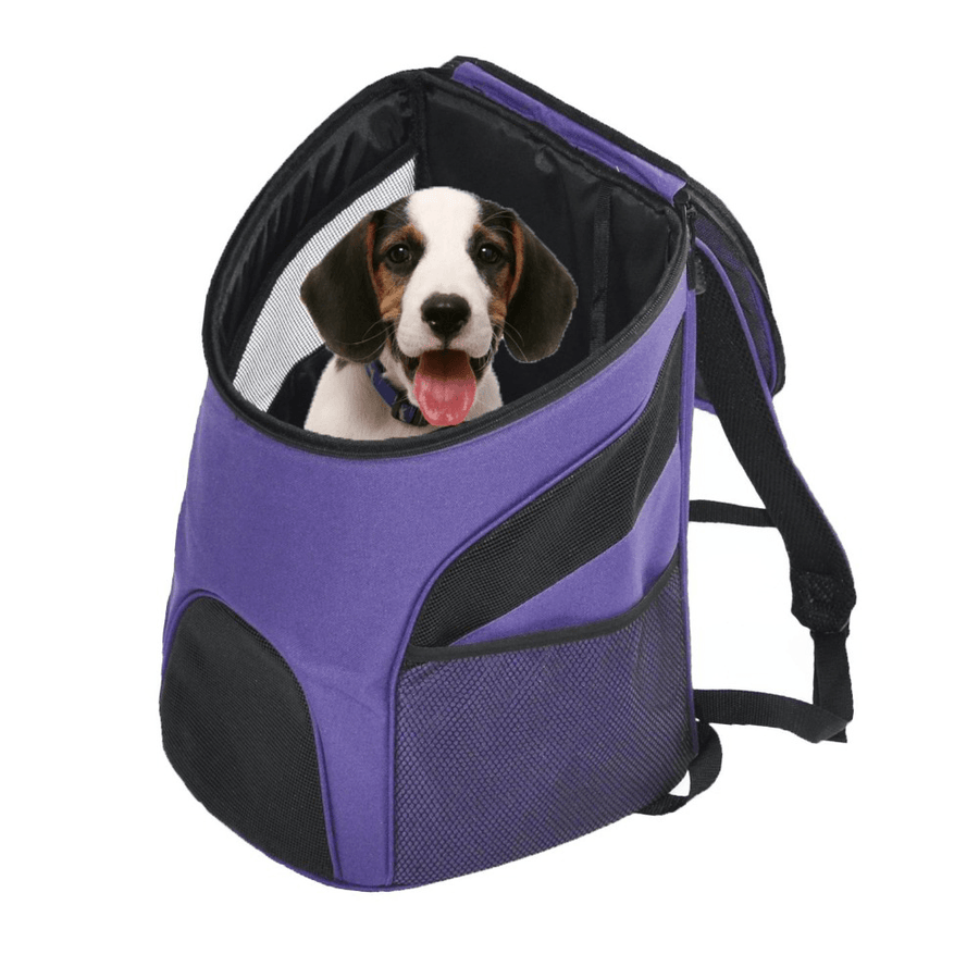 Pet Carrier Premium Travel Outdoor Mesh Backpack Carry Bag Accessory Dog Cat Rabbit Small Pets Cage - MRSLM