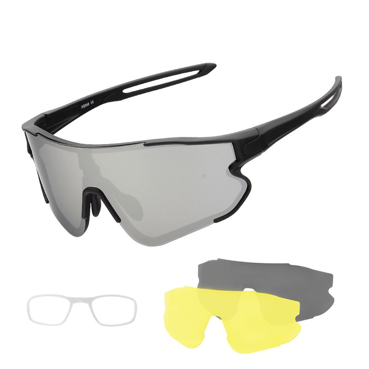 New Outdoor Cycling Glasses Interchangeable Lens Set UV Protection - MRSLM