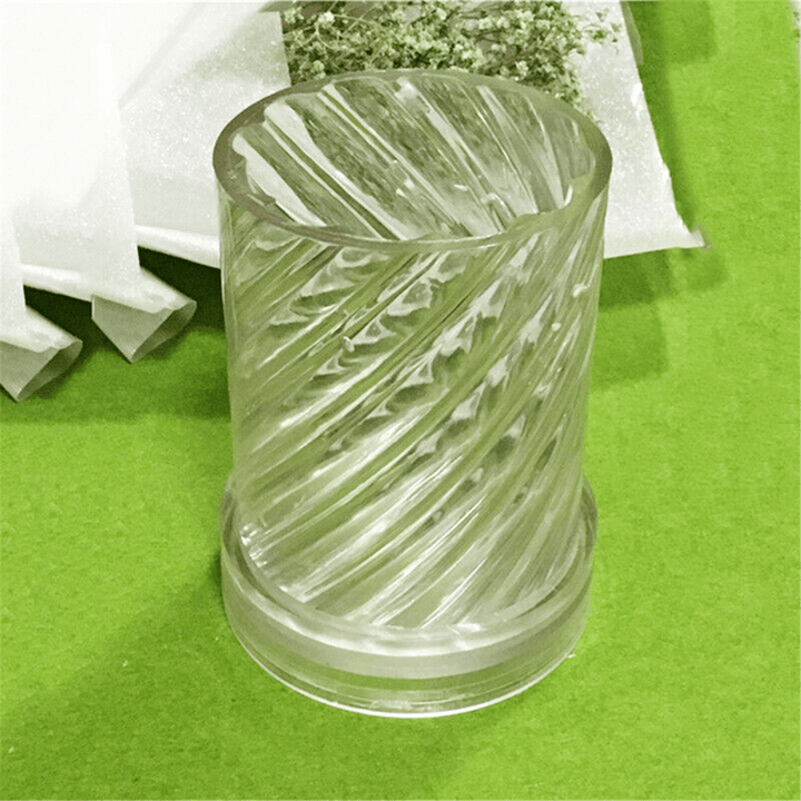 Candle Mold Plastic Spiral Shape DIY Craft Tool for Wax Candle Mould Making - MRSLM