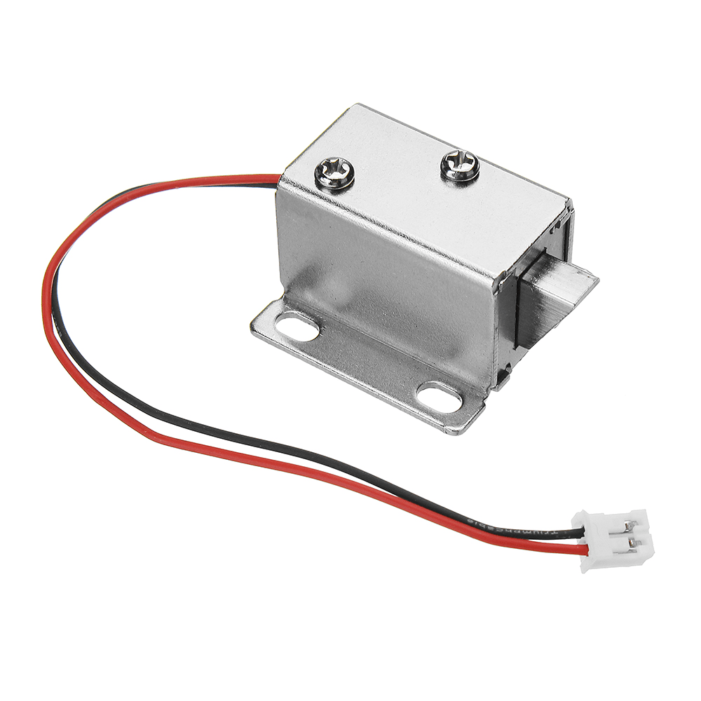 12V DC 0.43A Cabinet Electric Lock Assembly Solenoid Drawer Door Lock 27X29X18Mm - MRSLM