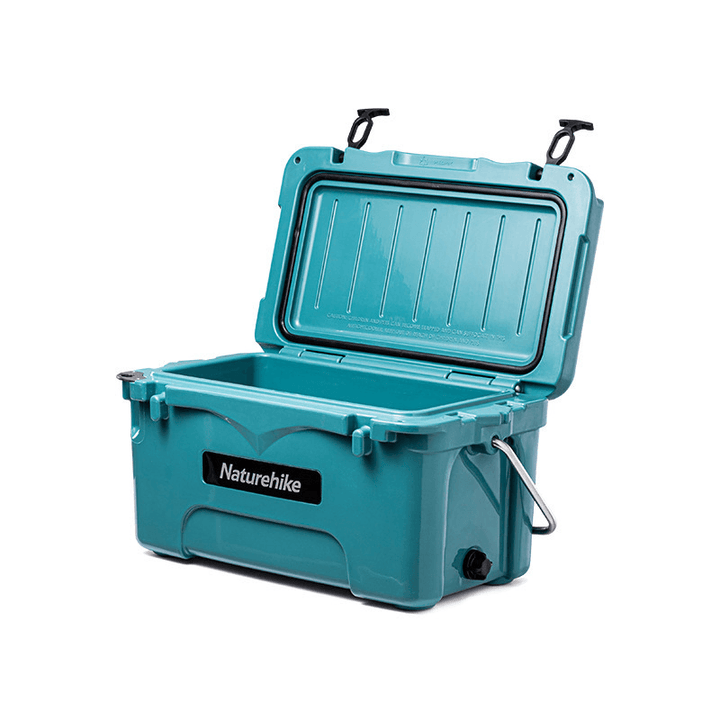 Naturehike 25L Cooler Box 60-80H Igloo Cooler Bag Hardbody Food Storage Box Ice Chest Coolers for Camping Picnic - MRSLM