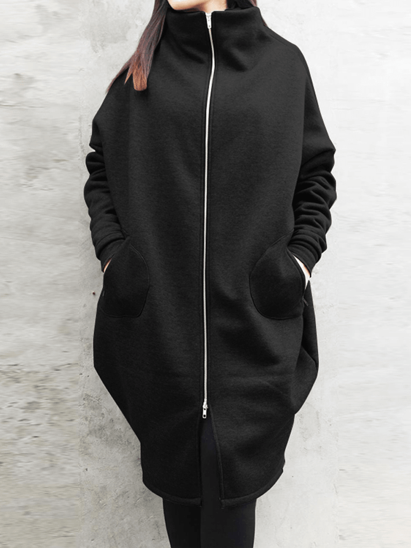 Solid High Neck Coats - MRSLM