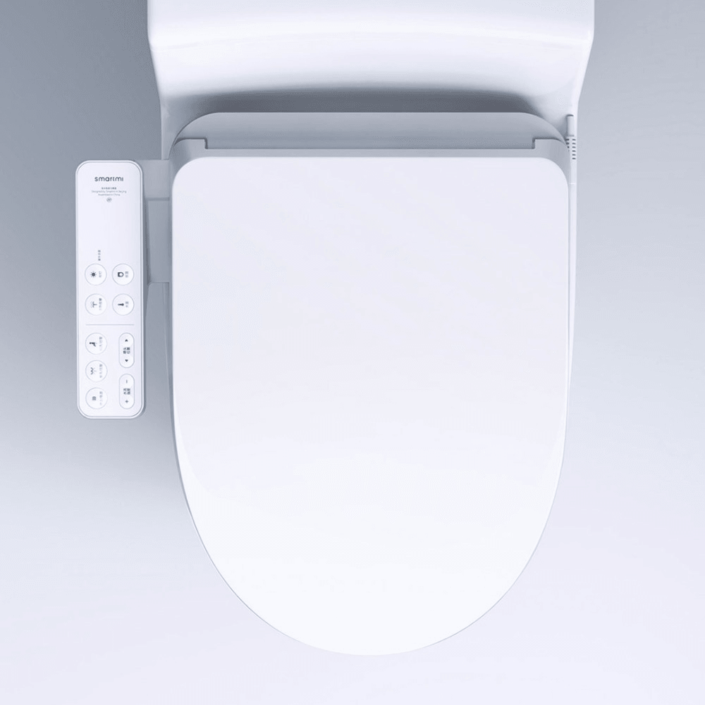 SMARTMI Multifunctional Smart Toilet Seat Covers LED Night Light 4-Grade Adjust Electronic Bidet - MRSLM