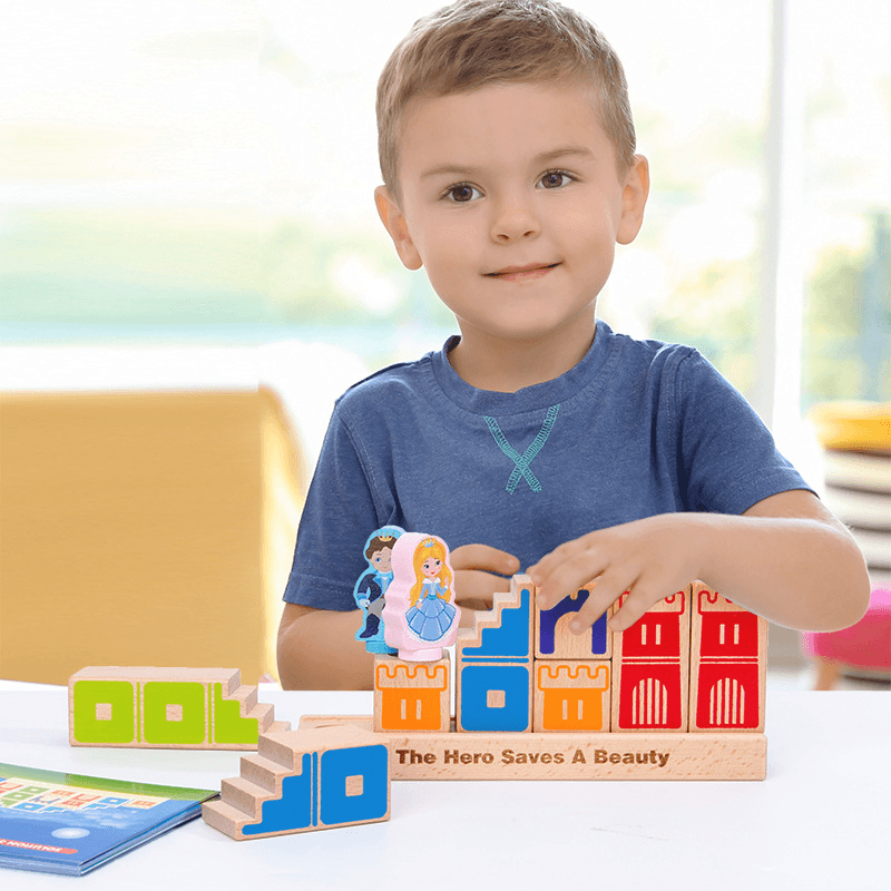 The Prince Saves the Princess Early Childhood Education Educational Wooden Toys - MRSLM