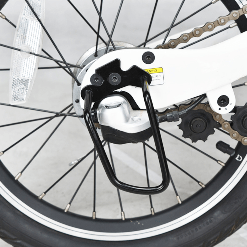 BIKIGHT Stainless Steel Rear Pull Protector Cover for Xiaomi E-Bike Bike Derailleur Hanger Chain Gear Guard - MRSLM