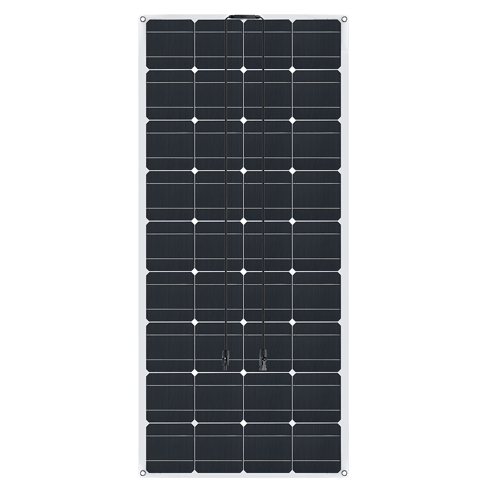 18V 100W PET Sunpower Semi-Flexible Solar Panel Monocrystalline Silicon Laminated Solar Panel 1180*540*3Mm - MRSLM