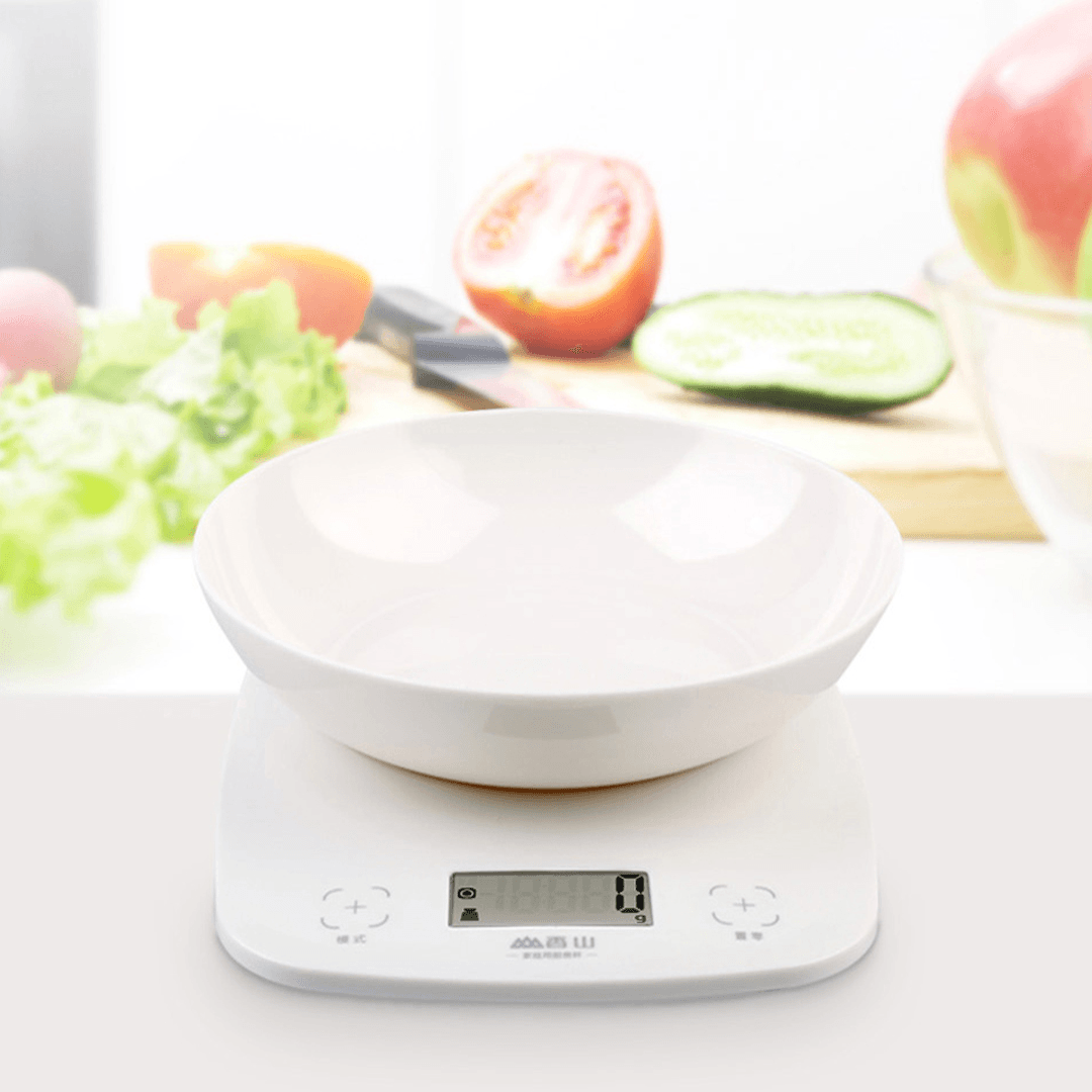 2G-5Kg ABS Portable Electronic Kitchen Scale LCD Display Intelligent Touch Switch Baking Scale W/ Detachable Tray High Precision From - MRSLM