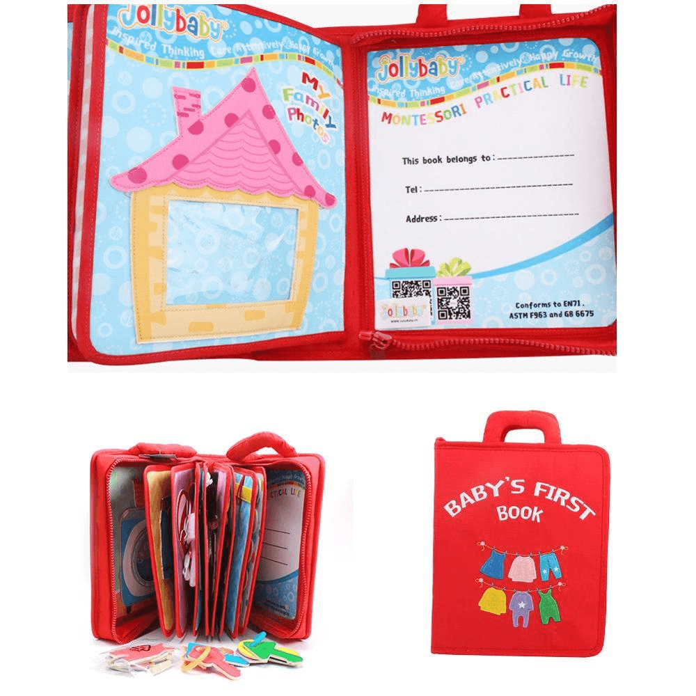 Children'S Early Education Toys Baby Cloth Book Digital Book - MRSLM