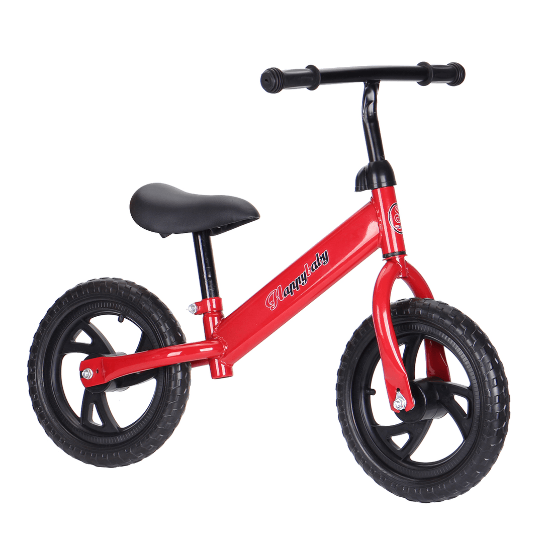 Kids Portable Adjustable No Pedal Best Balance Bike for Children Aged 2-7 Toddler Educational Bicycle Gift for Boys＆Girls - MRSLM