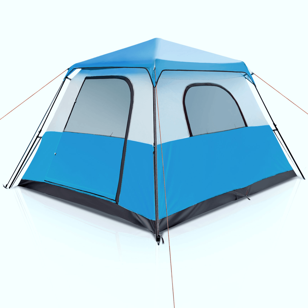 Tooca 6 Person Camping Tents with Top Rainfly Set up Automatic Tent for Outdoor Camping Backpacking Hiking - MRSLM