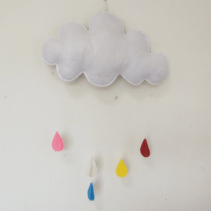 Kids Tent Cloud Wall Hanging Decoration for Baby Room Wall Door - MRSLM