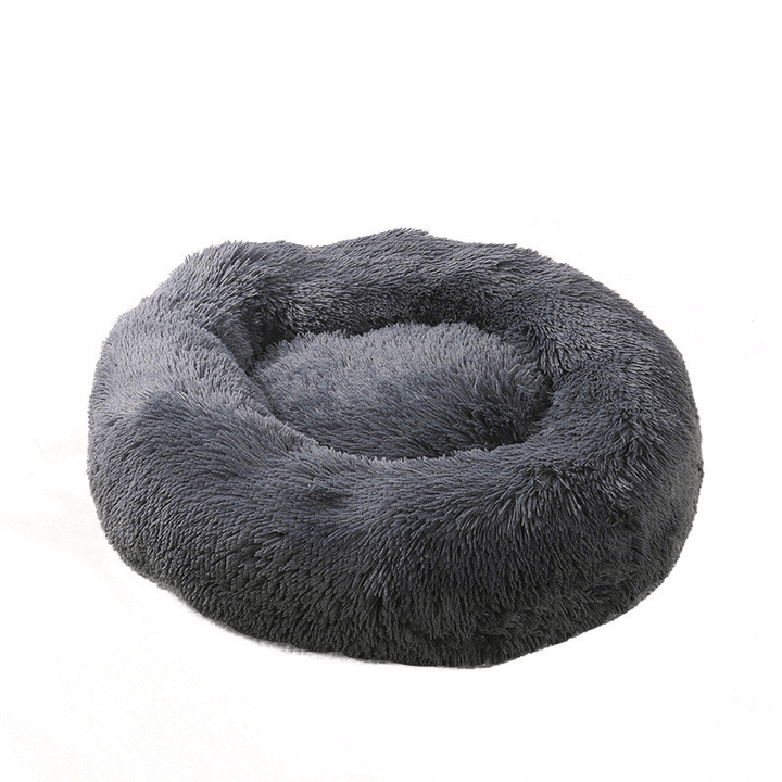 Pet Bed Comfortable Donut Cuddler round Dog Kennel Ultra Soft Washable Dog and Cat Cushion Bed Winter Warm Sofa - MRSLM