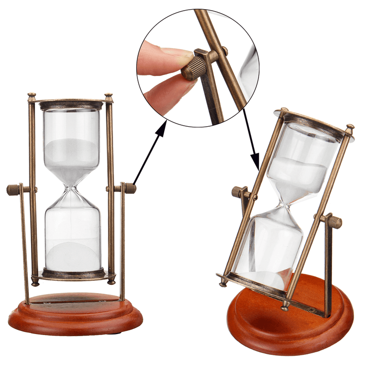 15 Minutes Rolating Hourglass Sandglass Sand Clock Timer Table Home Decoration Desktop Ornament - MRSLM