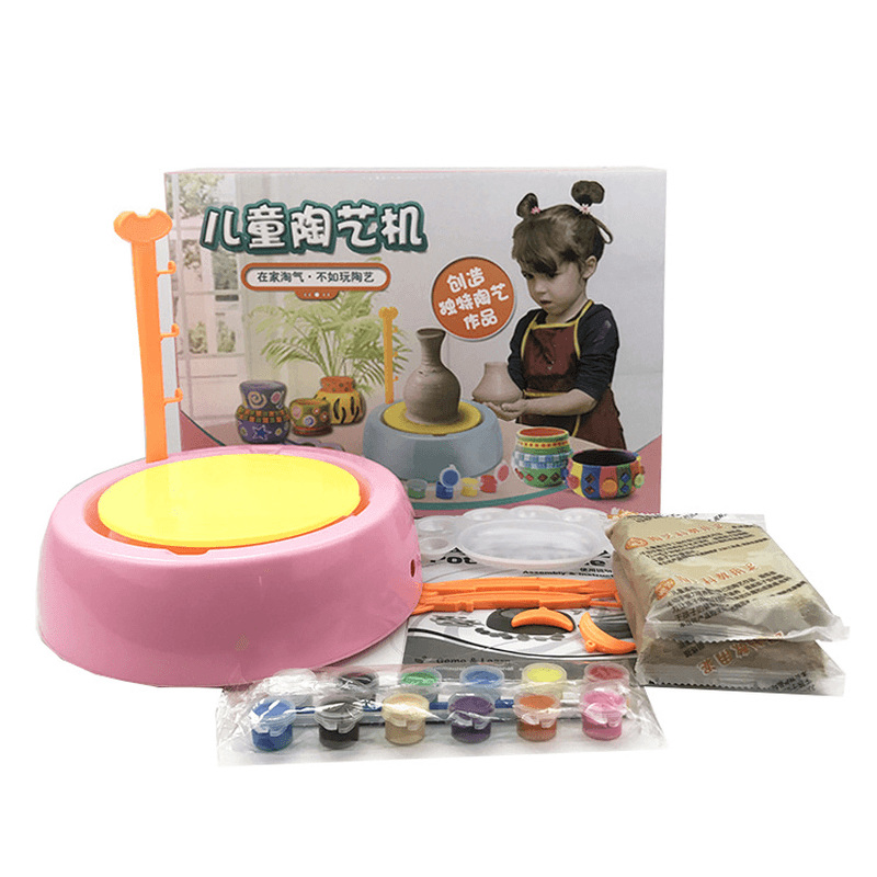 Children'S Handmade Pottery Machine Tool Set - MRSLM